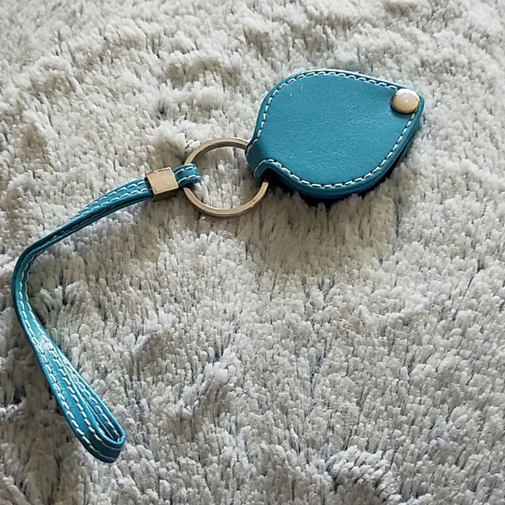 Leather key fob